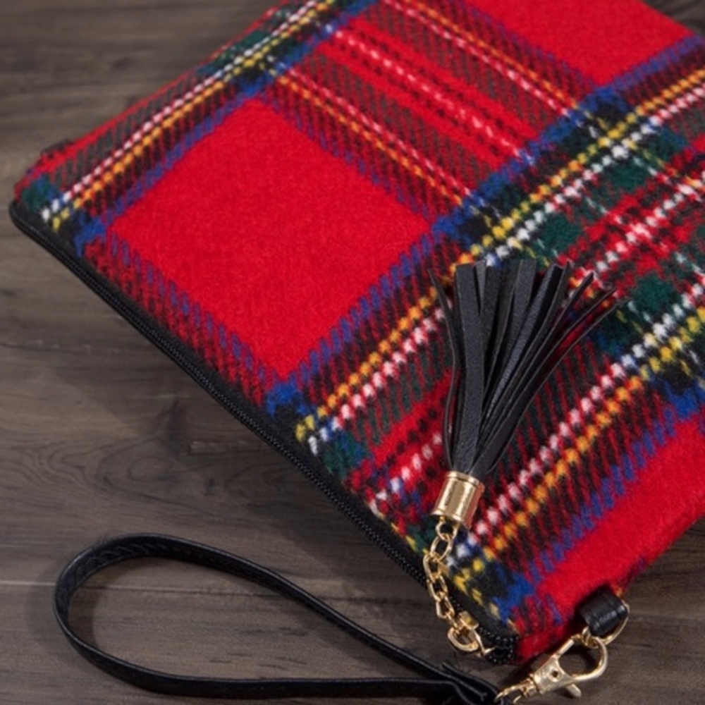 Plaid print shoulder Crossbody Bag - Picture 2 of 7